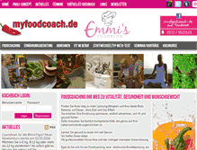 Tablet Screenshot of myfoodcoach.de